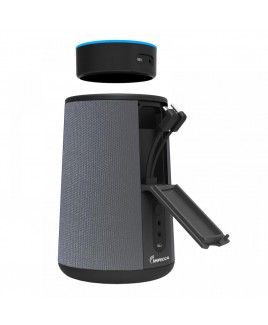 Impecca Cordless Speaker & Charging Dock for Echo Dot 2nd Gen. Grey