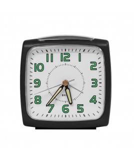 Impecca Bell Alarm Clock, Metallic Black