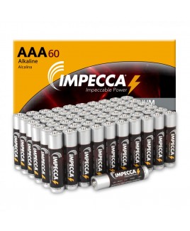 Alkaline AAA LR03 Platinum Batteries 60-Pack