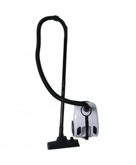 Bagged Canister Vacuum Cleaner - White