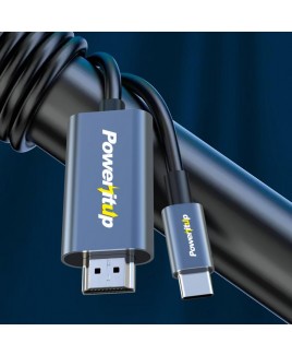 Power It Up PowerItUp USB-C to HDMI 4K High Speed Cable, 6FT