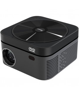 LED Home Theatre Projector with DVD Player - Black