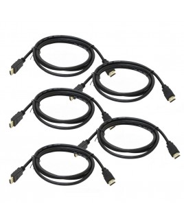 6FT High Speed HDMI Cable with Ethernet (5 Pack)
