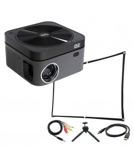 LED Home Theatre Projector with DVD Player + Accessory Kit for Home Theatre