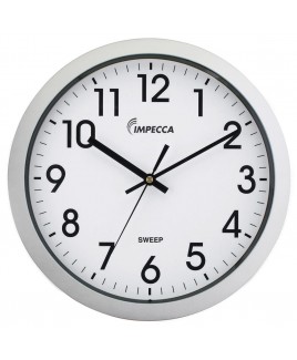 12-inch Silent Wall Clock, 4 pack (WCW12M1W) - White