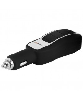 2-in-1 USB Car Adapter & 3,000 mAh Power Bank Bundle