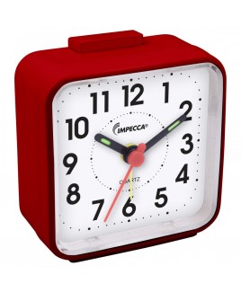 Ultra Compact Travel Alarm Clock (Red)