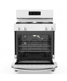 Impecca 30" Free-Standing Gas Range, White